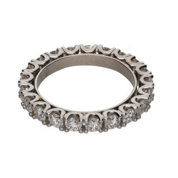 ANILLOS / SORTIJAS<BR>SORTIJA ALIANZA ETERNITY EN PLATINO CO... · ref.: PRESENTA CERTIFICADO...