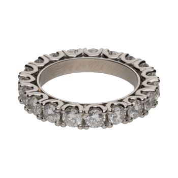 ANILLOS / SORTIJAS<BR>SORTIJA ALIANZA ETERNITY EN PLATINO CO... · ref.: PRESENTA CERTIFICADO...