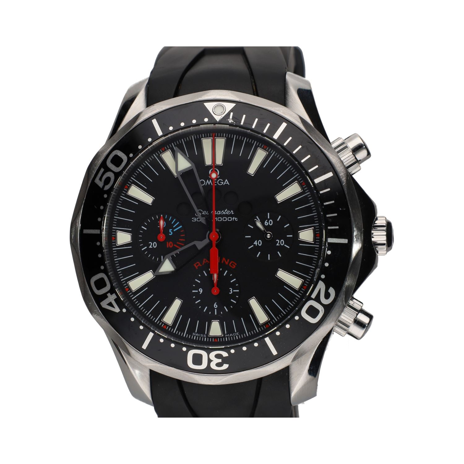 Seamaster racing 300m acero 44mm.   