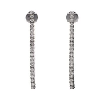 PENDIENTES<BR>PENDIENTES EN ORO BLANCO CON BRILLANTE... · ref.: PRESENTA CERTIFICADO...