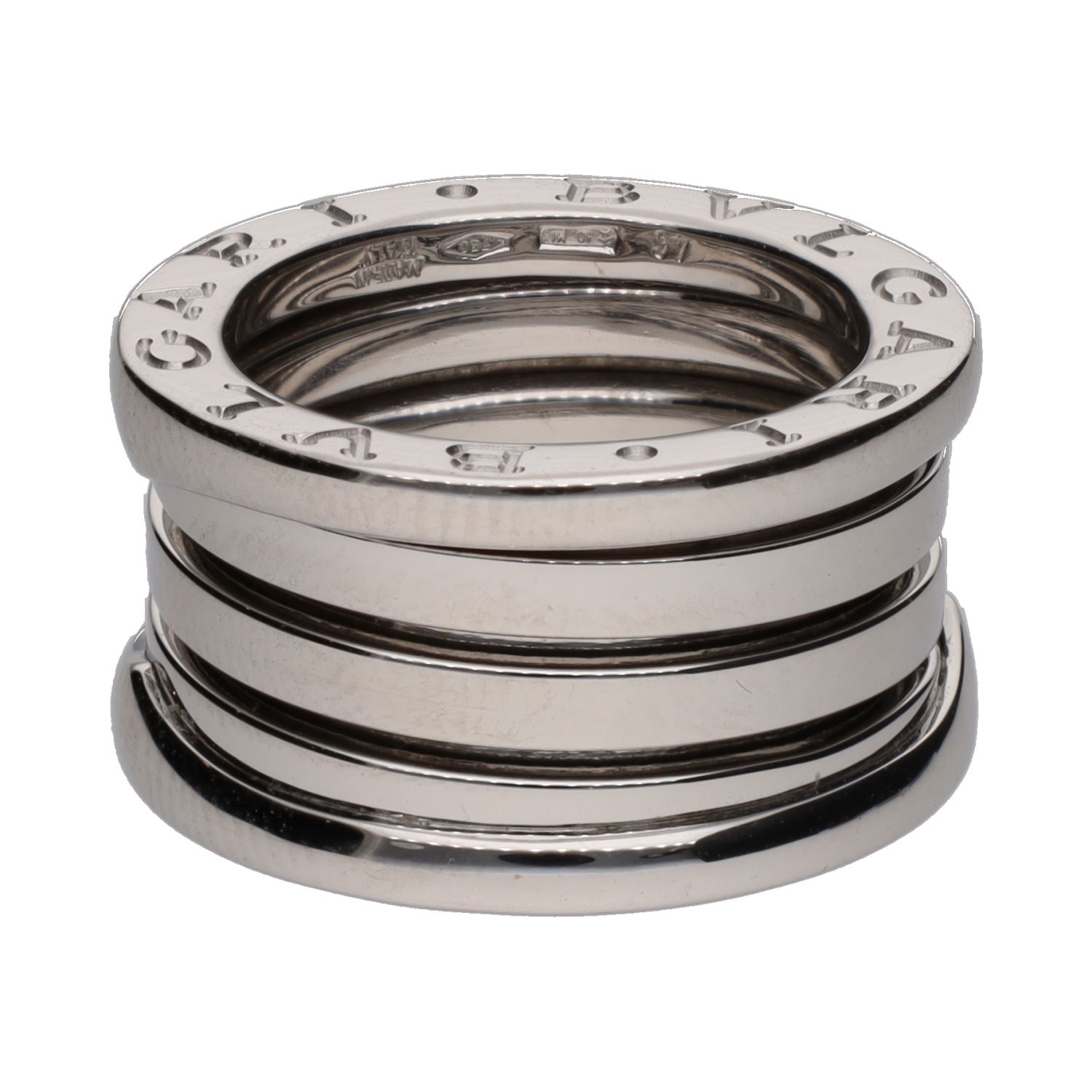 B-zero en oro blanco 3 vueltas. Talla 46.