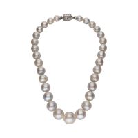 COLLARES<BR>COLLAR DE PERLAS AUSTRALIANAS CON CIER...