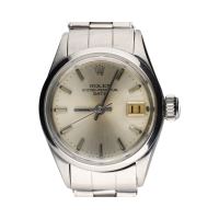 Oyster perpetual date acero señora plexi 26mm.   