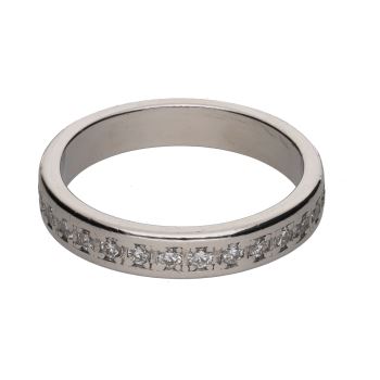 ANILLOS / SORTIJAS<BR>SORTIJA ALIANZA ETERNITY EN ORO BLANCO... · ref.: (ROI)