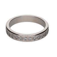 ANILLOS / SORTIJAS<BR>SORTIJA ALIANZA ETERNITY EN ORO BLANCO...