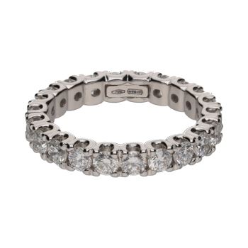 ANILLOS / SORTIJAS<BR>SORTIJA ETERNITY EN ORO BLANCO CON BRI... · ref.: PRESENTA CERTIFICADO...