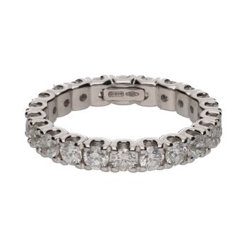 ANILLOS / SORTIJAS<BR>SORTIJA ETERNITY EN ORO BLANCO CON BRI... · ref.: PRESENTA CERTIFICADO...