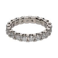 ANILLOS / SORTIJAS<BR>SORTIJA ETERNITY EN ORO BLANCO CON BRI...