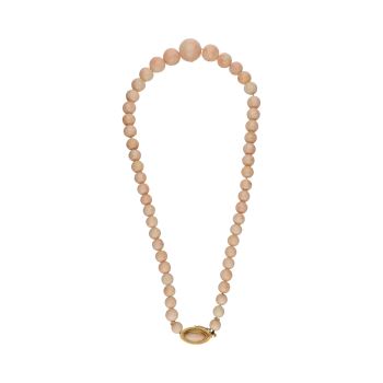 COLLARES<BR>COLLAR DE CORAL CON EL CIERRE EN ORO A... · ref.: (EMX)