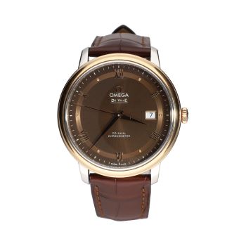 OMEGA<BR>DE VILLE PRESTIGE ACERO Y ORO 39MM.   ... · ref.: 42423402013001