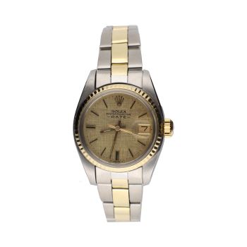 ROLEX<BR>OYSTER PERPETUAL DATE ACERO Y ORO SEÑO... · ref.: 6516