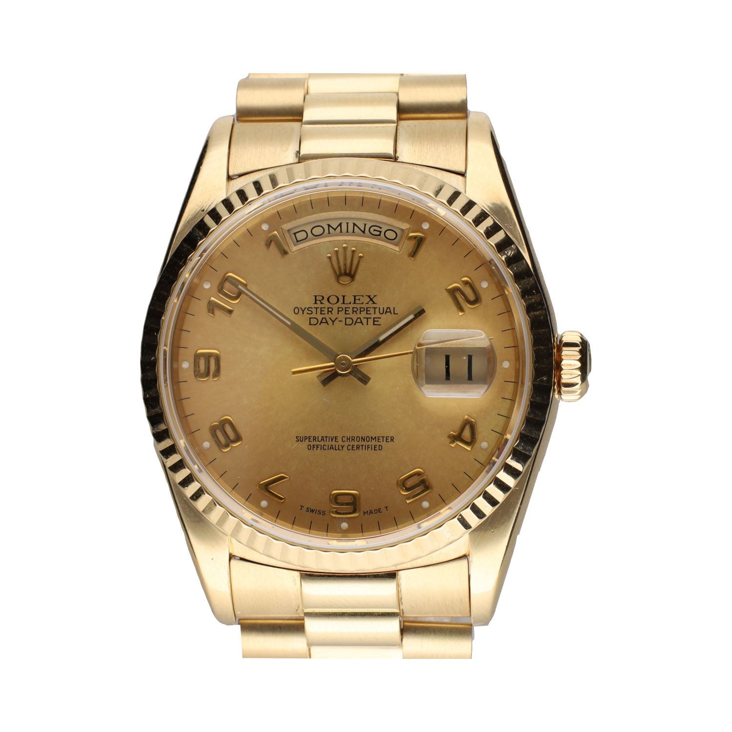 Day-date president oro amarillo 36mm.   