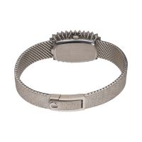 Clasico señora oro blanco brillantes cuerda manual.  