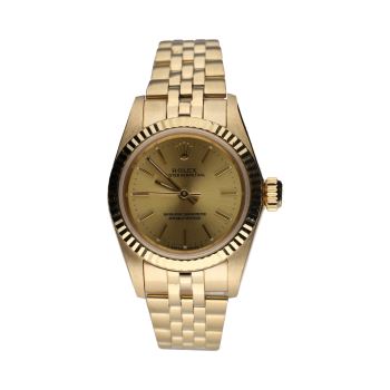 ROLEX<BR>OYSTER PERPETUL ORO AMARILLO SEÑORA 26... · ref.: 67198