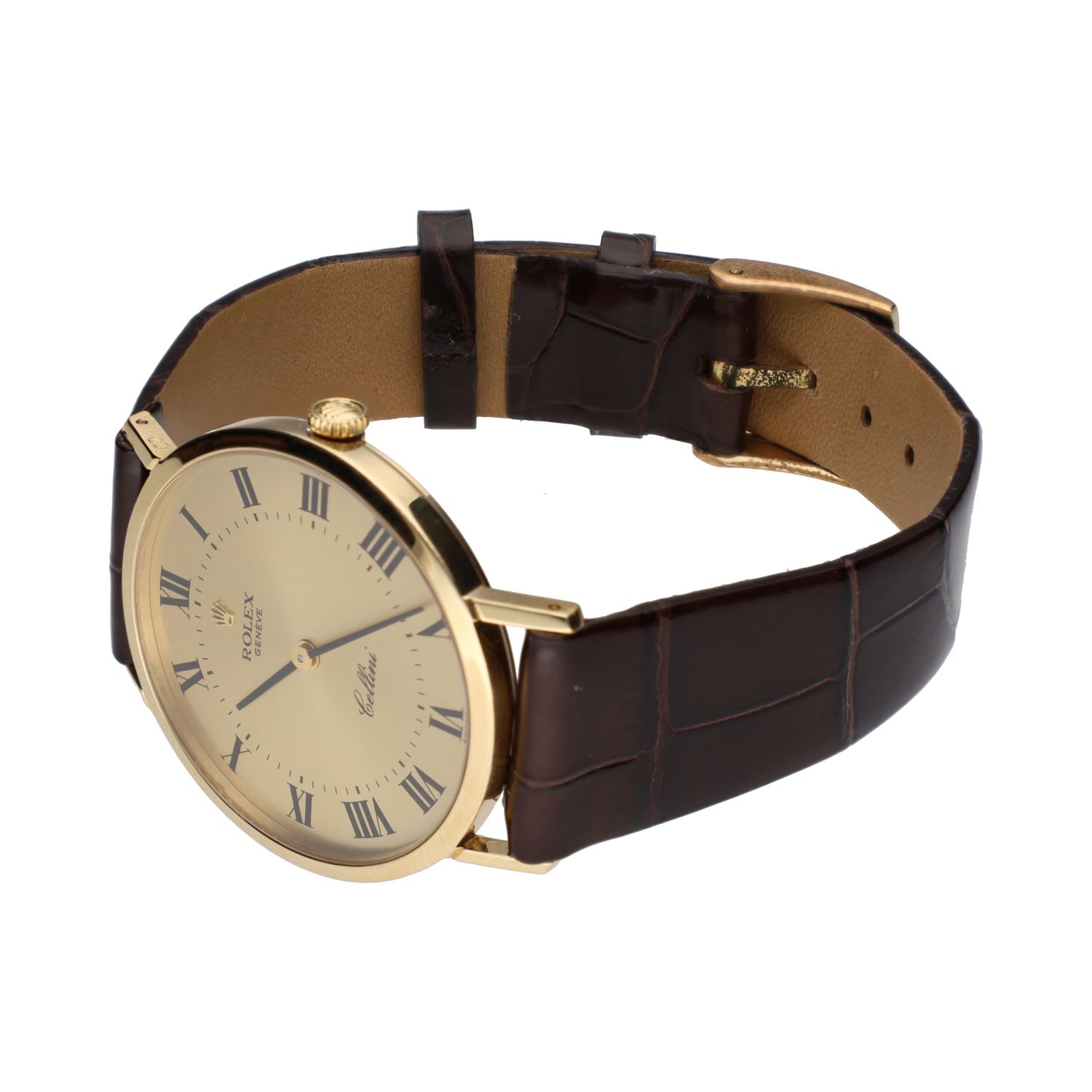 Cellini oro amarillo cuerda manual 32mm.   