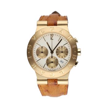BULGARI<BR>DIAGONO CHRONOGRAPH ORO AMARILLO 35MM.... · ref.: CH 35 G