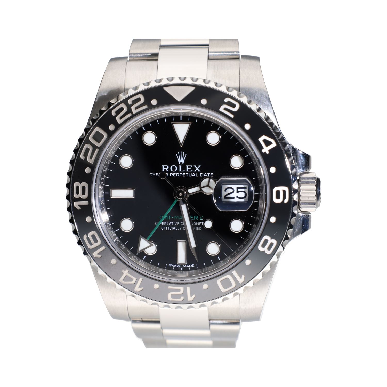 Gmt-master ii acero cerámico 40mm.   