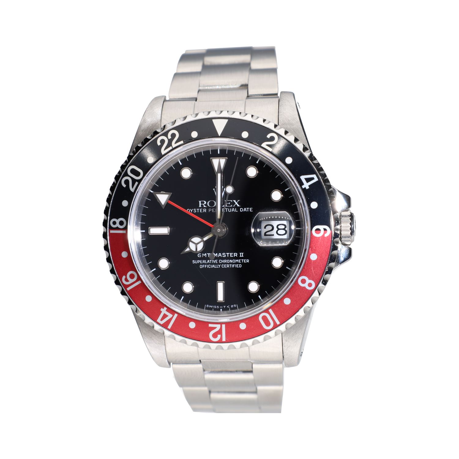 Gmt-master ii acero oyster 40mm.  