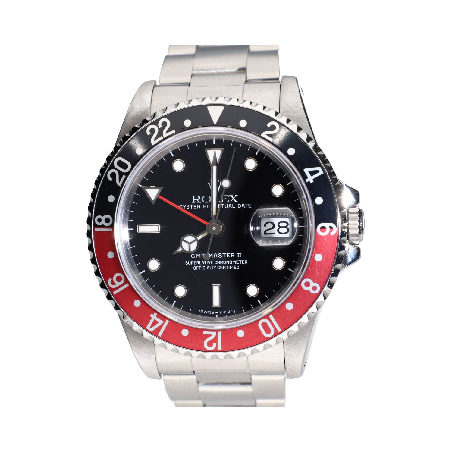 Gmt-master ii acero oyster 40mm.  