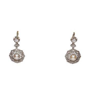 PENDIENTES<BR>PENDIENTES ANTIGUOS EN ORO AMARILLO Y ... · ref.: (NCM)