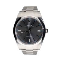 ROLEX<BR>OYSTER PERPETUAL ACERO ESFERA GRIS 39M...