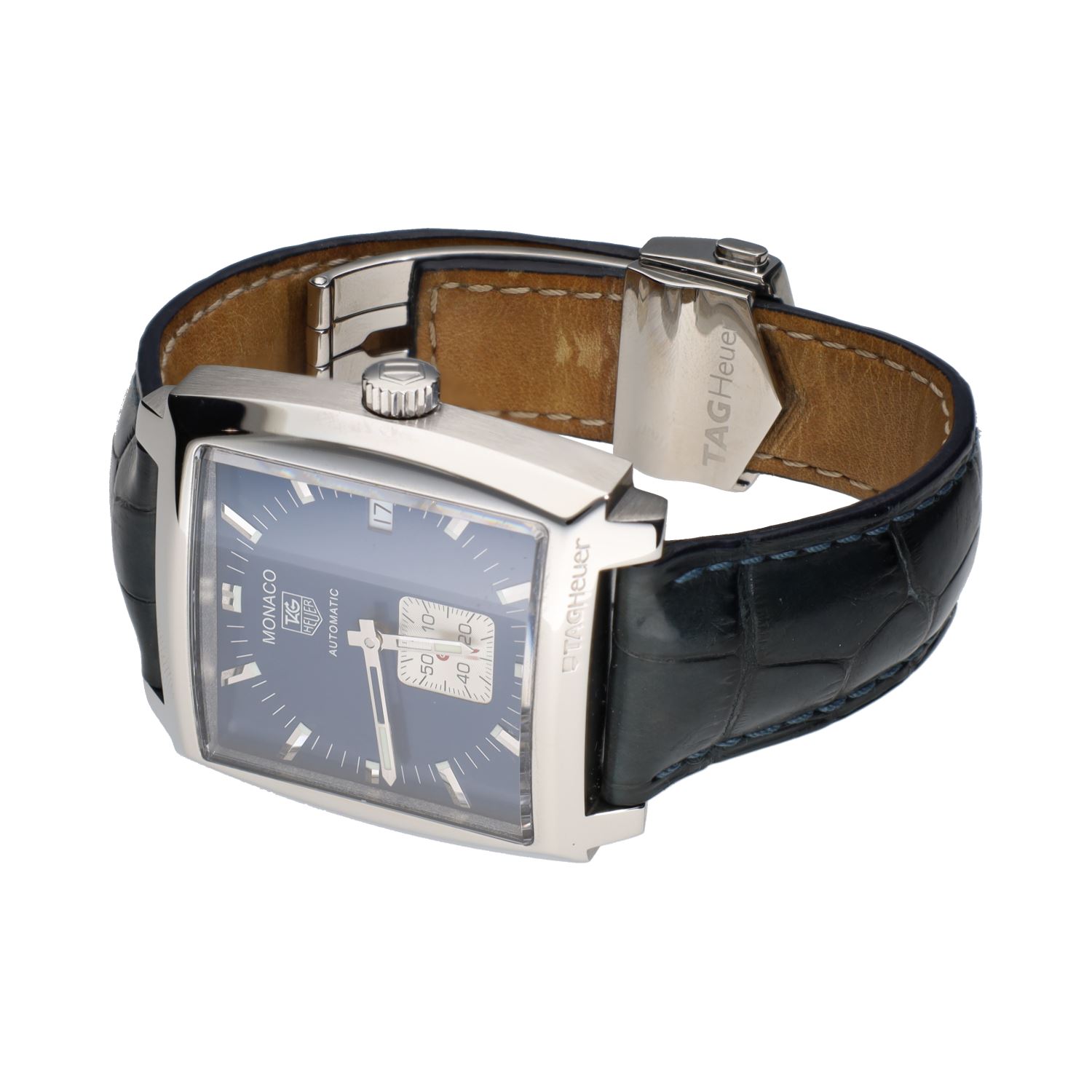 Monaco calibre 6 automatico acero 33mm.  