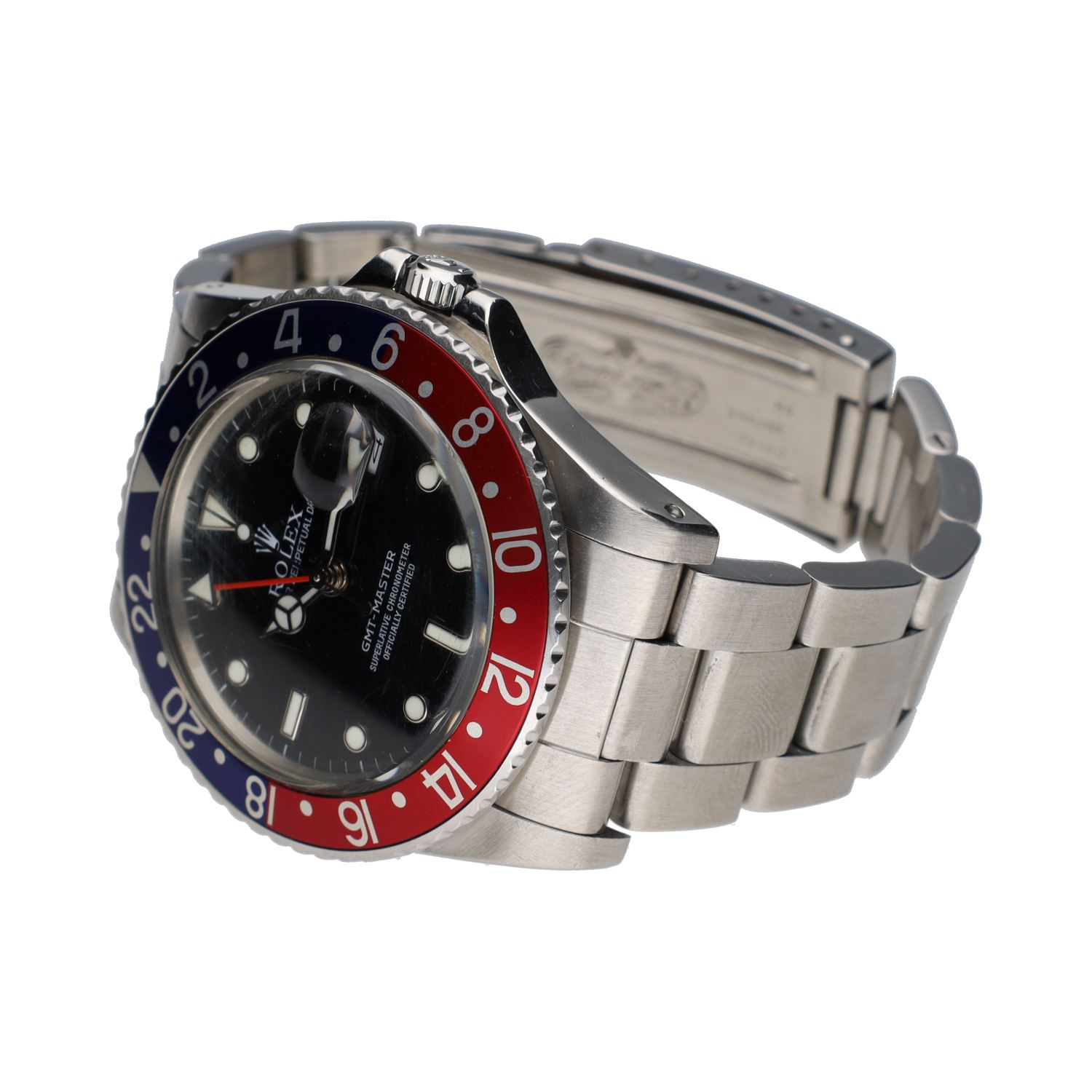 Gmt-master acero oyster pepsi 40mm.   