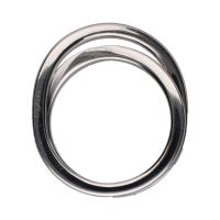 Sortija paris nouvelle vague oro blanco. Talla 49.