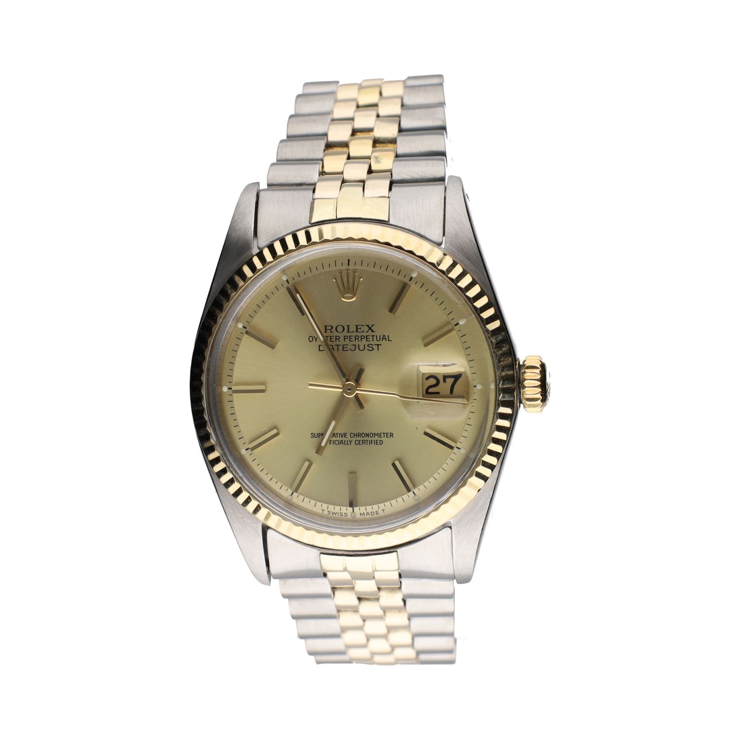Datejust acero y oro jubille plexi 36mm.  
