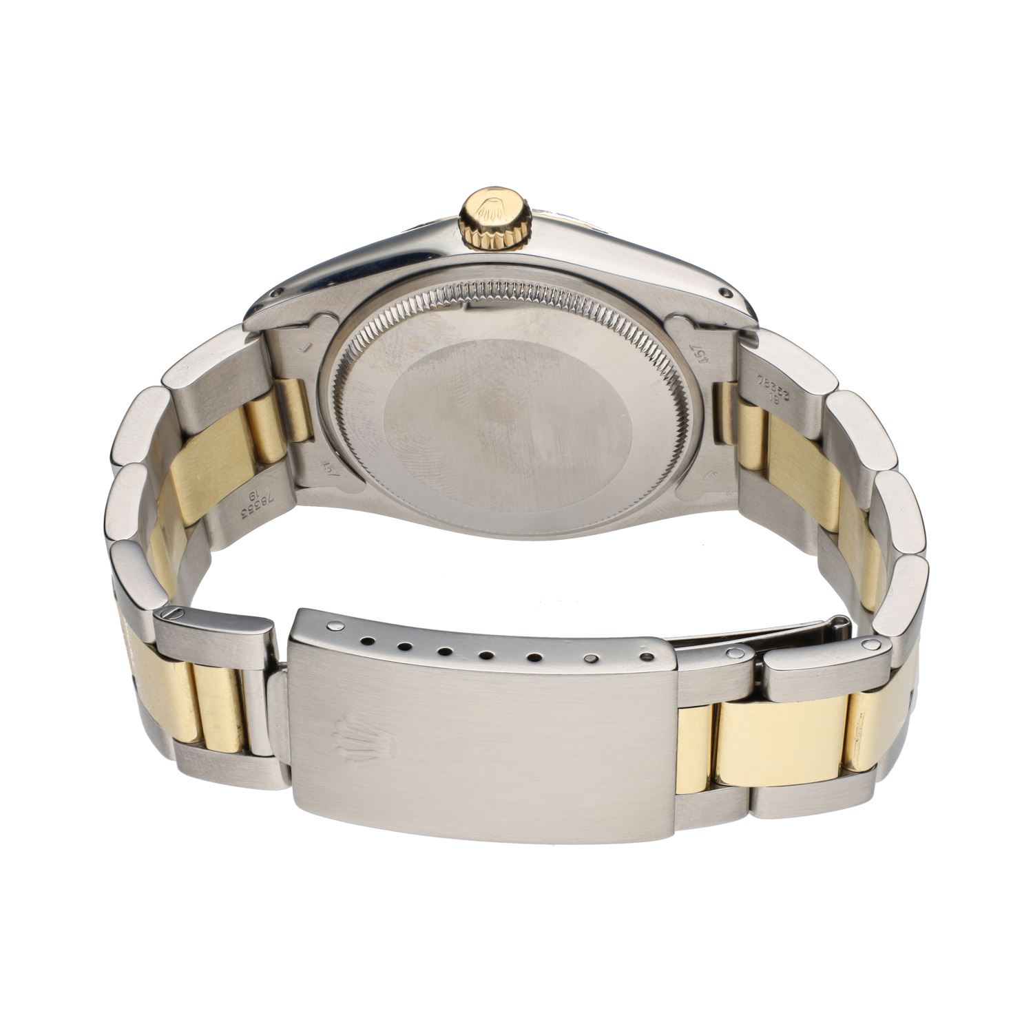 Oyster perpetual date acero y oro 34mm.  