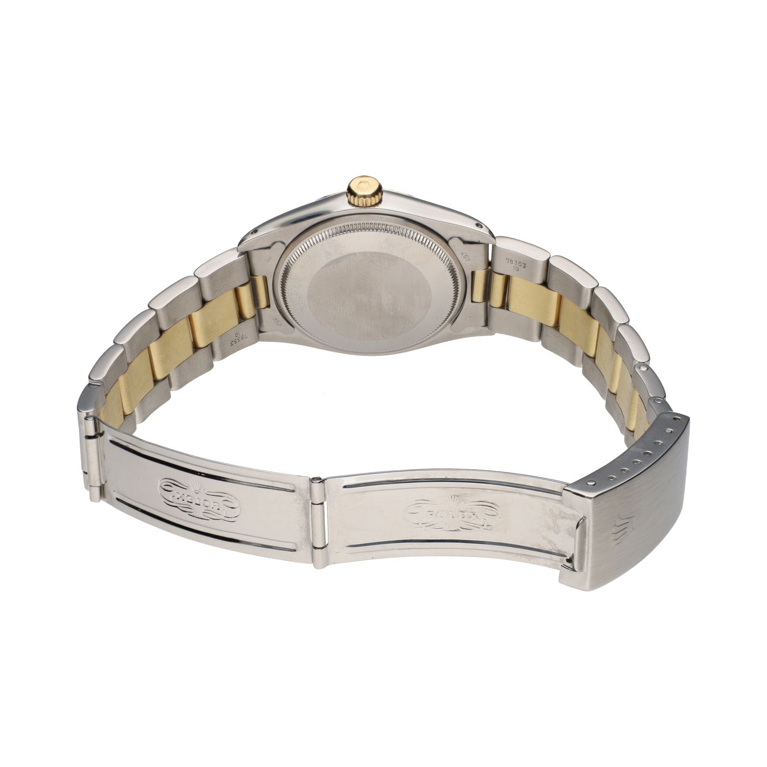 Oyster perpetual date acero y oro 34mm.  