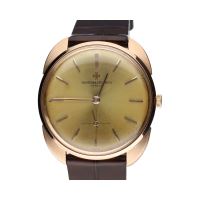 Clásico oro amarillo cuerda manual 32mm.  