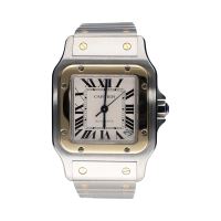 CARTIER<BR>SANTOS ACERO Y ORO AUTOMÁTICO 32MM.