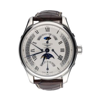 LONGINES<BR>MASTER COLLECTION ACERO FASE LUNAR 44M... · ref.: L2.739.4