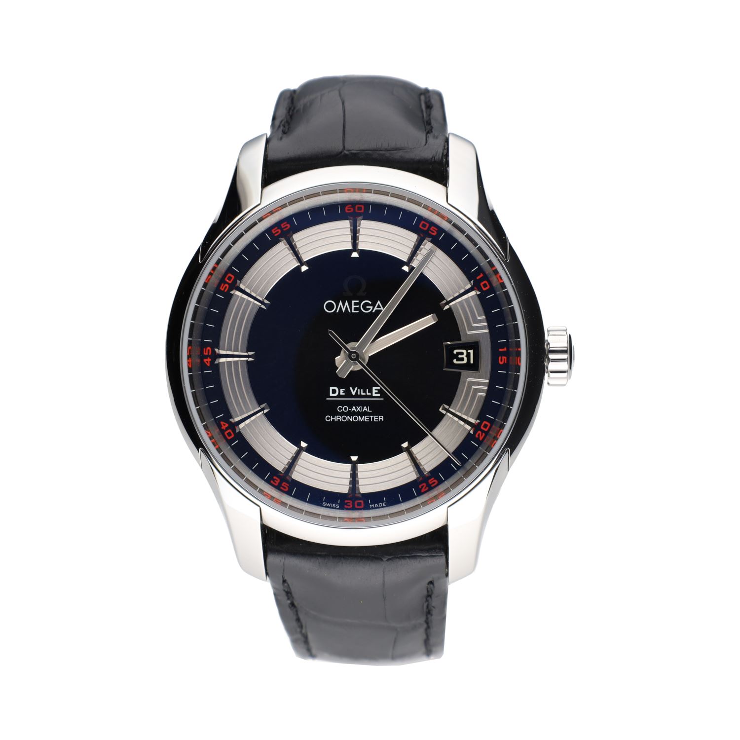 De ville hour vision acero cuero 41mm.   