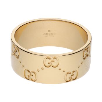 ANILLOS / SORTIJAS<BR>SORTIJA GUCCI EN ORO AMARILLO. TALLA 2... · ref.: (SXI)