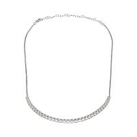 Collar en oro blanco con brillantes.