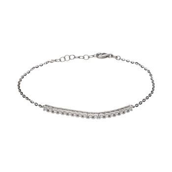 PULSERAS<BR>PULSERA EN ORO BLANCO CON BRILLANTES. · ref.: PRESENTA CERTIFICADO...