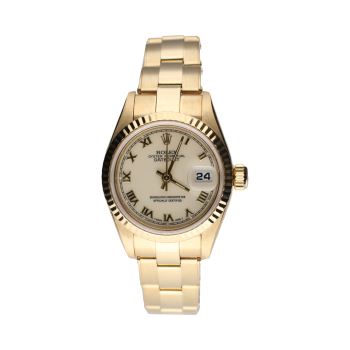 ROLEX<BR>DATEJUST SEÑORA ORO AMARILLO 26MM. · ref.: 69178