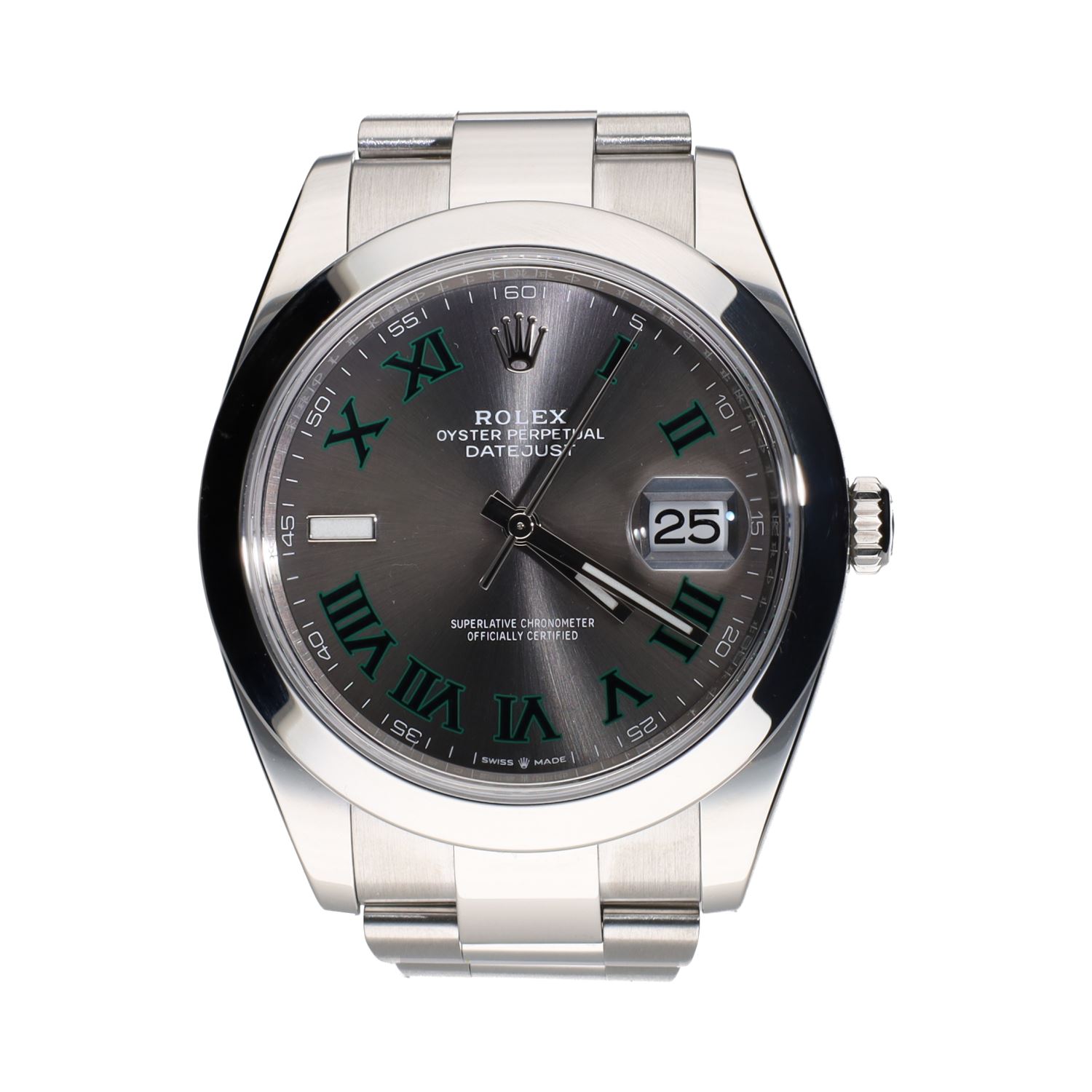 Datejust ii wimbledon acero oyster 41mm.   