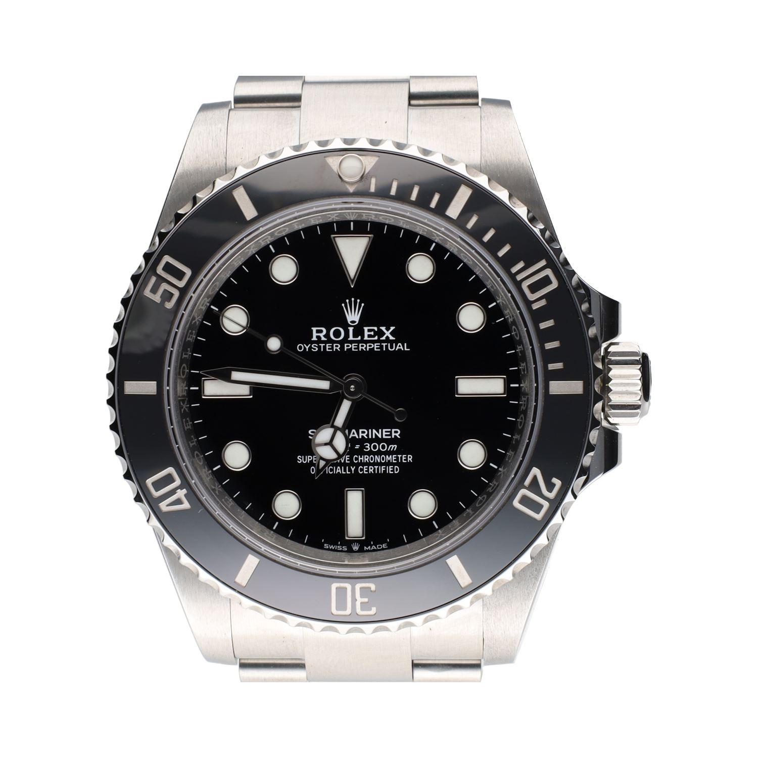 Submariner no date acero cerámica 41mm.  