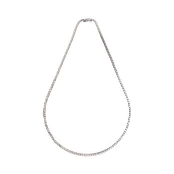 COLLARES<BR>COLLAR RIVIERE EN ORO BLANCO CON BRILL... · ref.: PRESENTA CERTIFICADO...