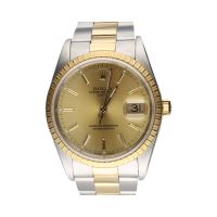 Oyster perpetual date acero y oro 34mm.  