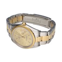Oyster perpetual date acero y oro 34mm.  