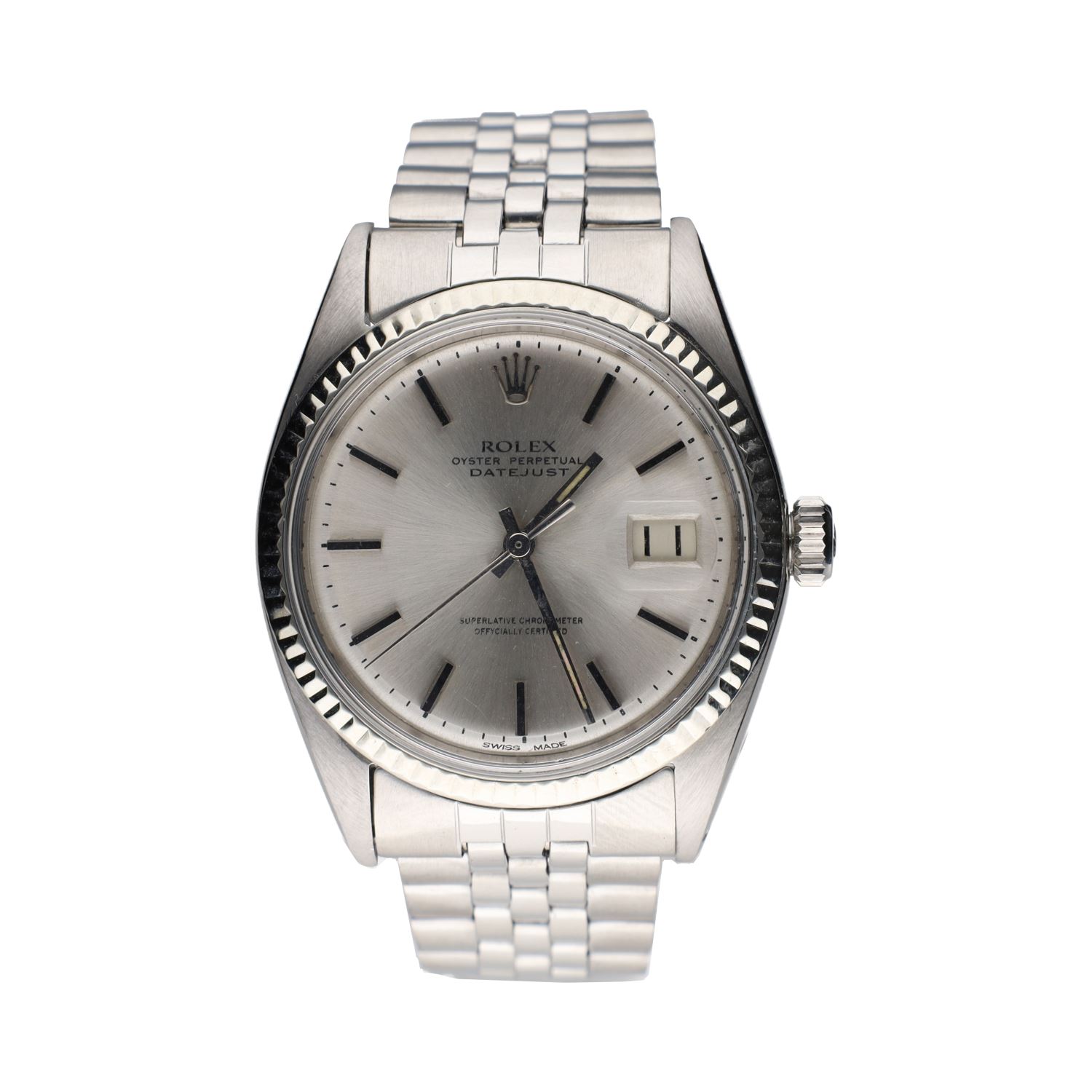 Datejust acero jubille plexi 36mm.   