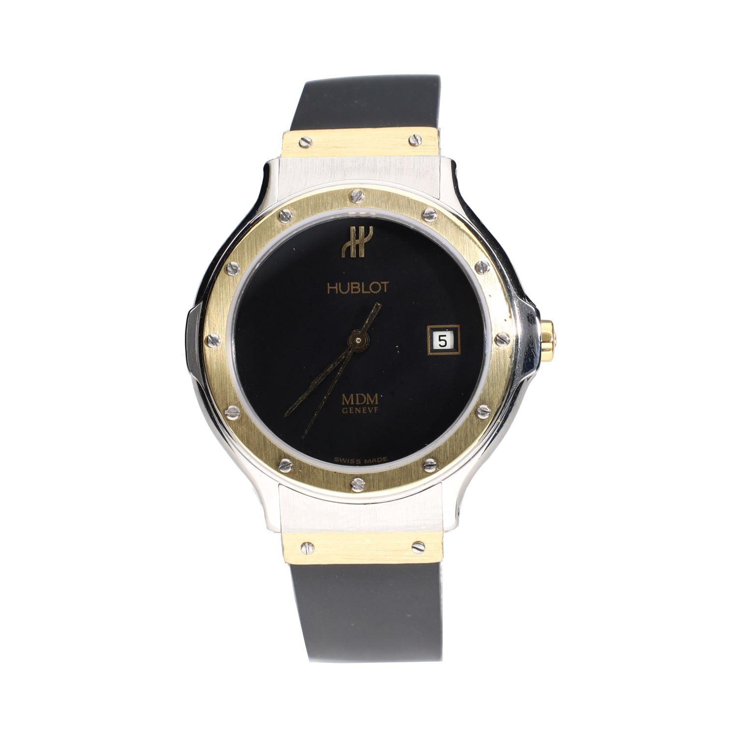 Classic señora acero y oro 28mm.   