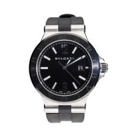 BULGARI<BR>DIAGONO ACERO Y CERÁMICA 42MM.