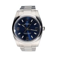 ROLEX<BR>OYSTER PERPETUAL ACERO ESFERA AZUL 34M...