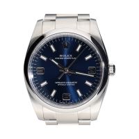 Oyster perpetual acero esfera azul 34mm.   