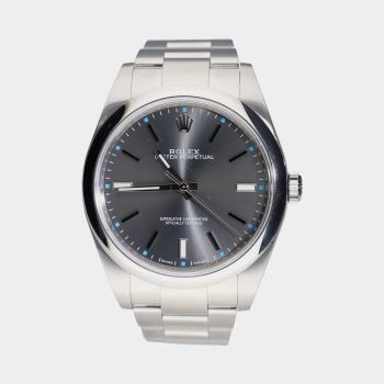 ROLEX<BR>OYSTER PERPETUAL ACERO ESFERA GRIS 39M... · ref.: 114300